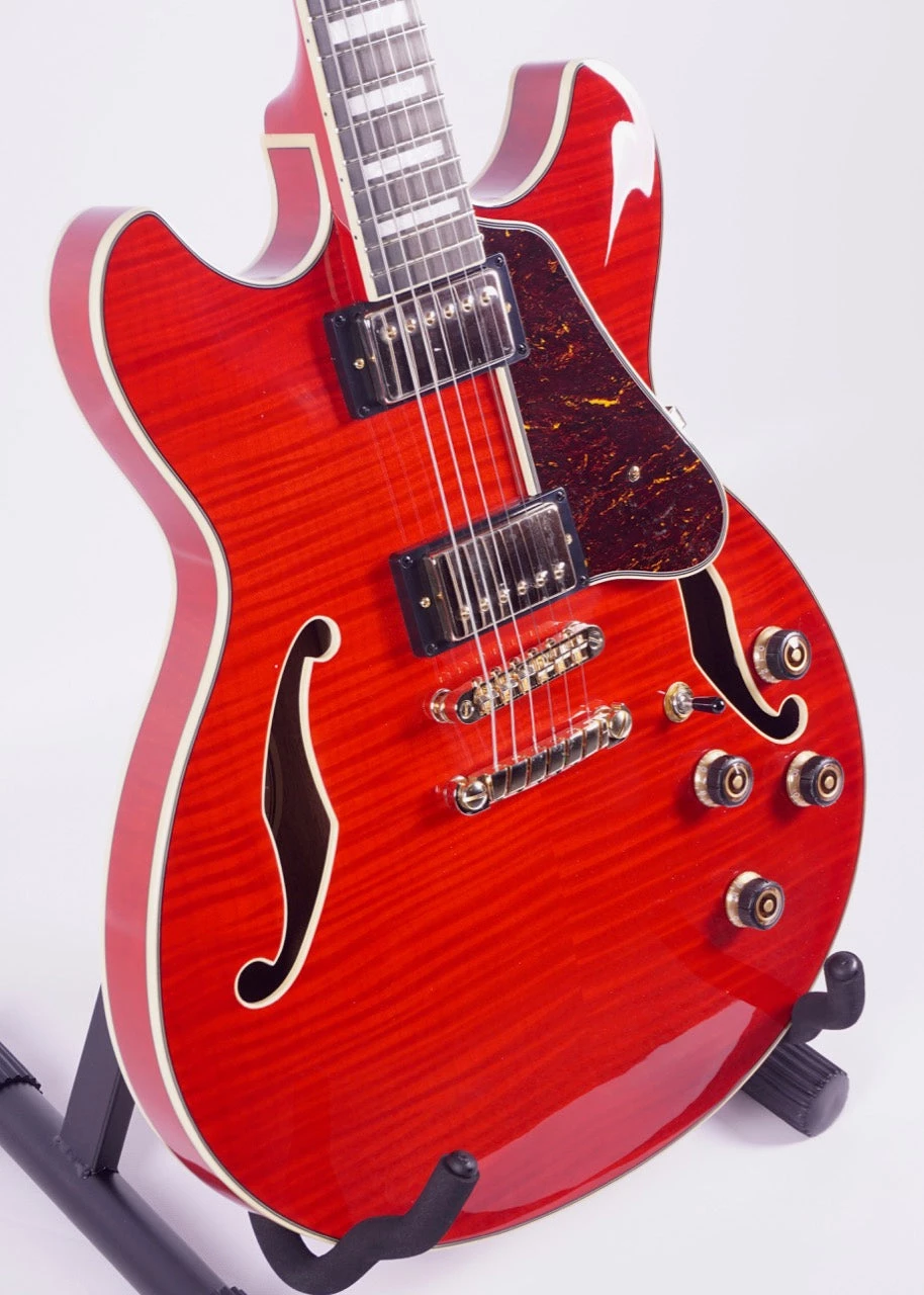 Ibanez AS93FM Artcore Expressionist Semi-Hollow, Transparent Cherry Red 1 Ibanez AS93FM Artcore Expressionist Semi-Hollow, Transparent Cherry Red