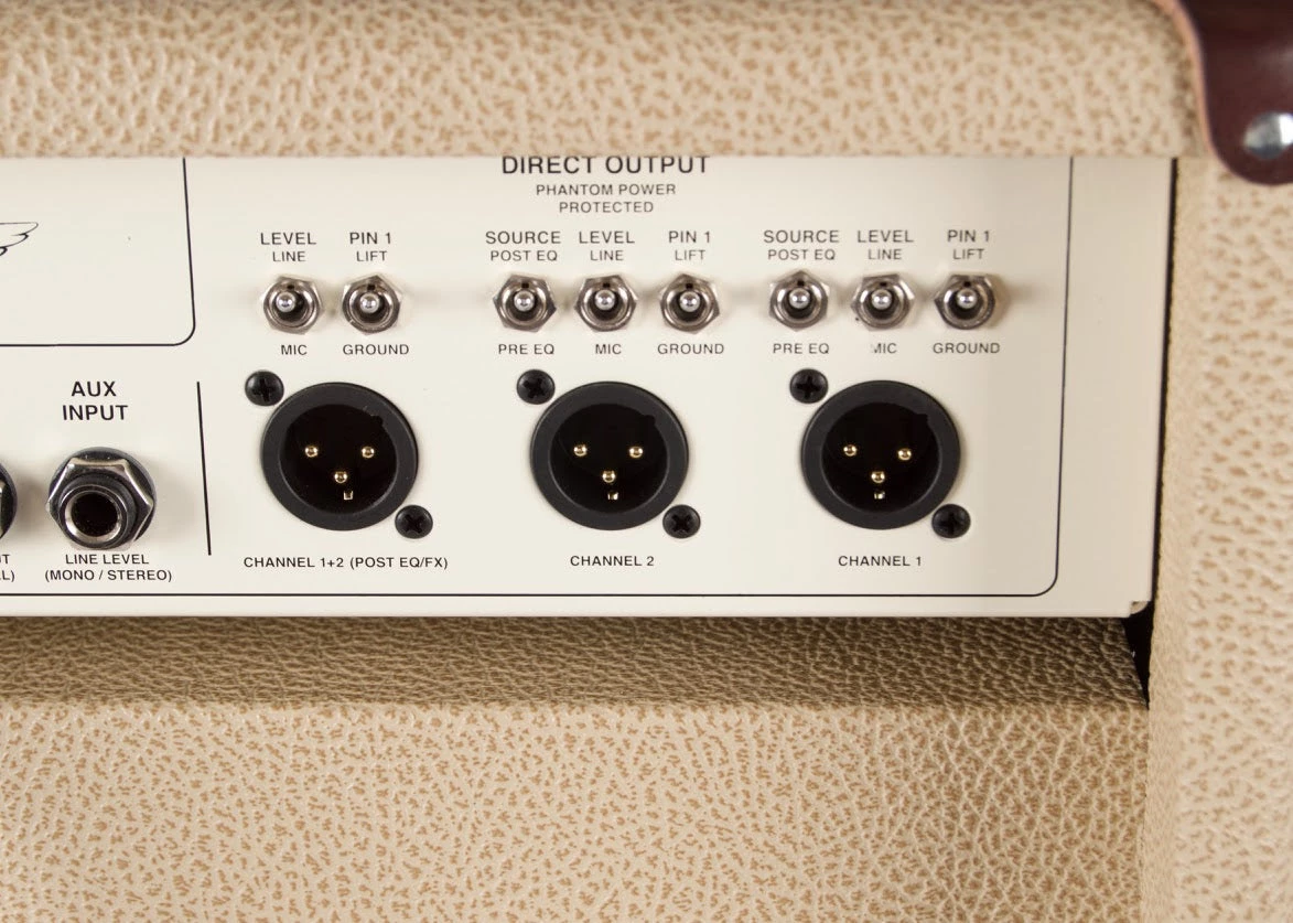 Mesa Boogie Rosette 300 Two:8 Acoustic Guitar Amp, Brit Tan Cream 7 Mesa Boogie Rosette 300 Two:8 Acoustic Guitar Amp, Brit Tan Cream