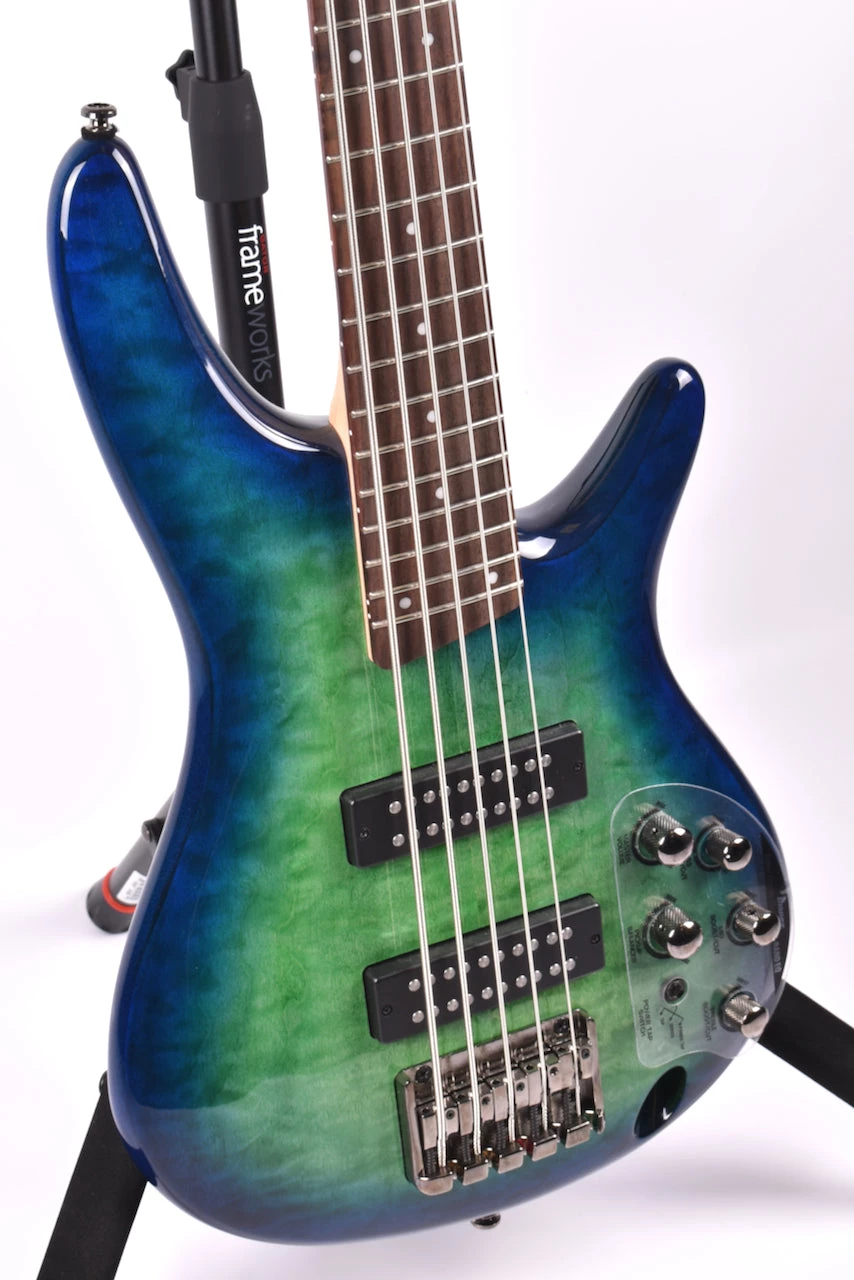 Ibanez SR405EQM, Surreal Blueburst Gloss 1 Ibanez SR405EQM, Surreal Blueburst Gloss