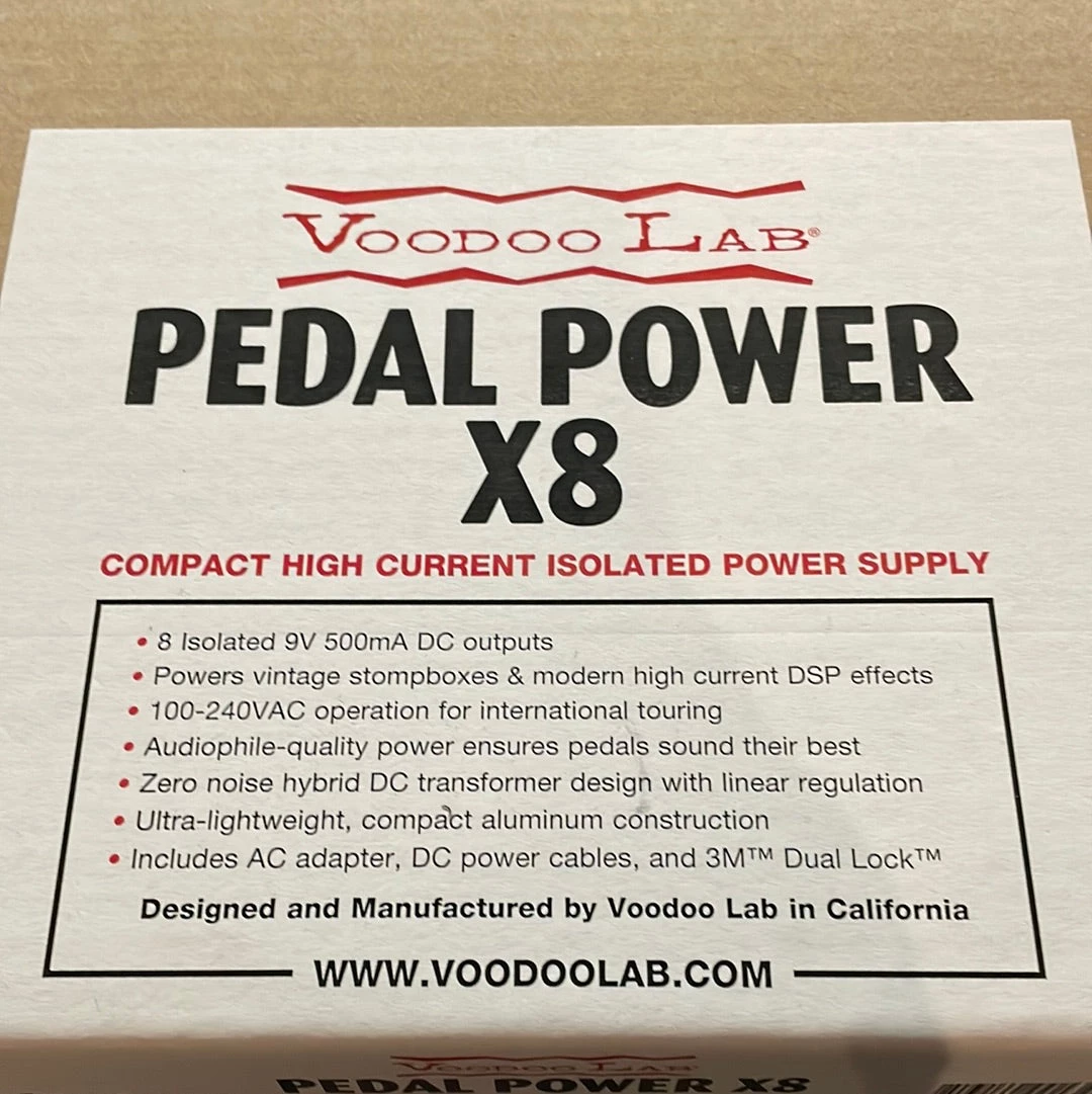 Voodoo Lab VoodooLab Pedal Power X8 Accessories 1 Voodoo Lab VoodooLab Pedal Power X8 Accessories