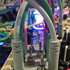 Starving Students Music Supplies Luigi's Modular Supply Spaghetti Eurorack Patch Cables - Package Of 5 Red Cables, 24