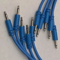 Starving Students Music Supplies Luigi's Modular Supply Spaghetti Eurorack Patch Cables - Package Of 5 Blue Cables, 24" (60 Cm) Modular Synthesizer Accessories 6 Starving Students Music Supplies Luigi's Modular Supply Spaghetti Eurorack Patch Cables - Package Of 5 Blue Cables, 24