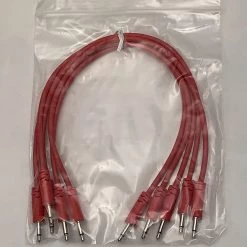 Starving Students Music Supplies Modular Synthesizer Accessories Luigi's Modular Supply Spaghetti Eurorack Patch Cables - Package Of 5 Red Cables, 12" (30 Cm) 9 Starving Students Music Supplies Modular Synthesizer Accessories Luigi's Modular Supply Spaghetti Eurorack Patch Cables - Package Of 5 Red Cables, 12